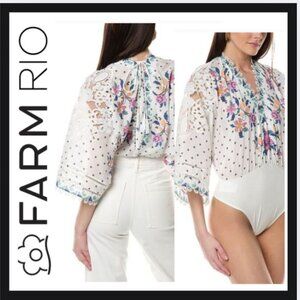 Farm Rio Floral Bodysuit